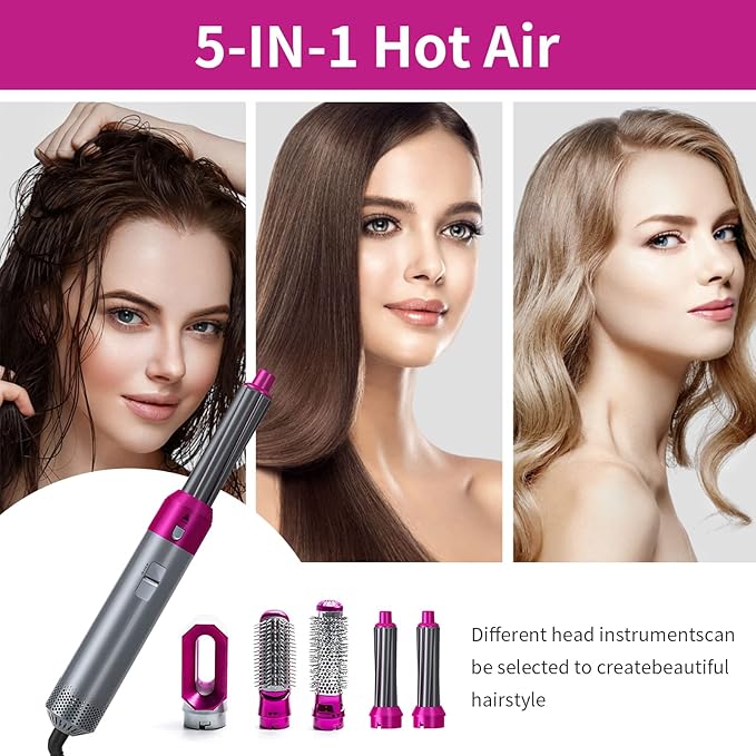 ꜰᴏʀᴀᴄᴛɪᴠᴇ™ Hot Hair Brush 5 in 1 – فرشاة الشعر الساخنة 5 في 1