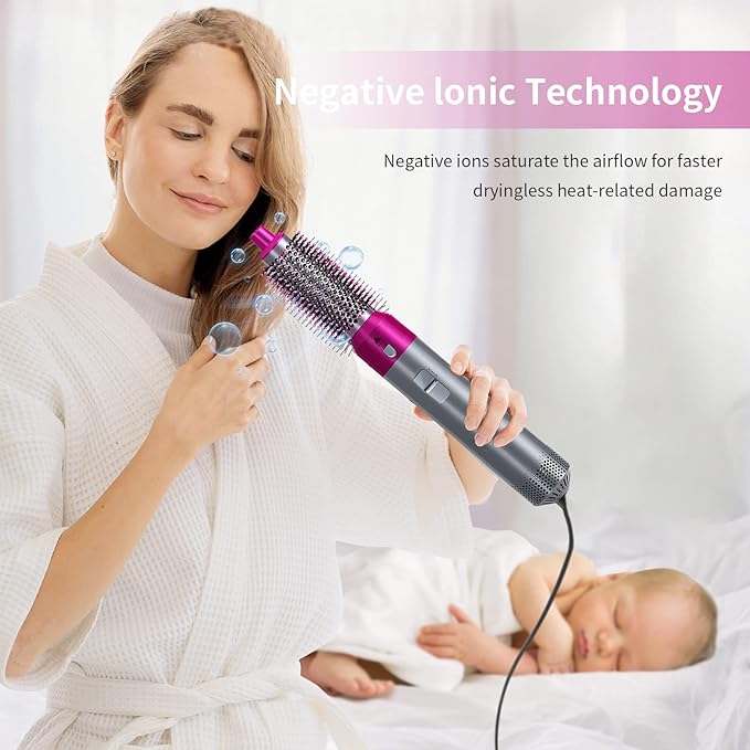 ꜰᴏʀᴀᴄᴛɪᴠᴇ™ Hot Hair Brush 5 in 1 – فرشاة الشعر الساخنة 5 في 1