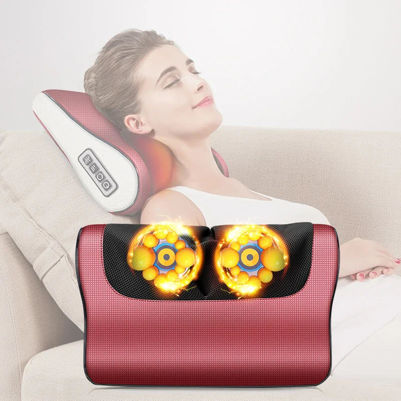 ꜰᴏʀᴀᴄᴛɪᴠᴇ™ Red Pillow Massager – جهاز تدليك الوسادة الحمراء
