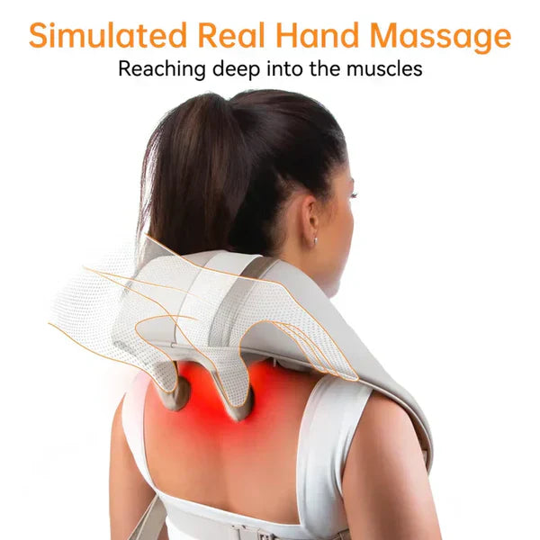 ꜰᴏʀᴀᴄᴛɪᴠᴇ™ Kneading Massager (Shoulder and Neck) – مدلك عجن للكتف والرقبة