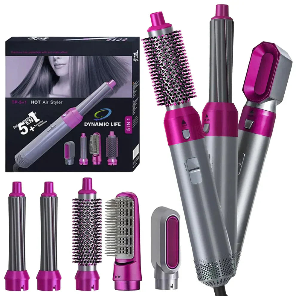 ꜰᴏʀᴀᴄᴛɪᴠᴇ™ Hot Hair Brush 5 in 1 – فرشاة الشعر الساخنة 5 في 1