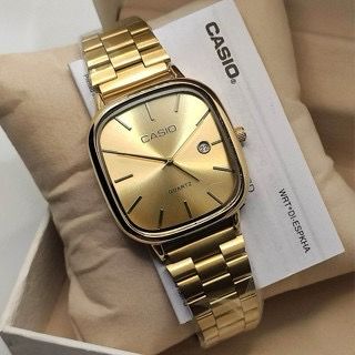 Foractive™Casio Watch Gold + Gold – كاسيو ووتش ذهبي + ذهبي